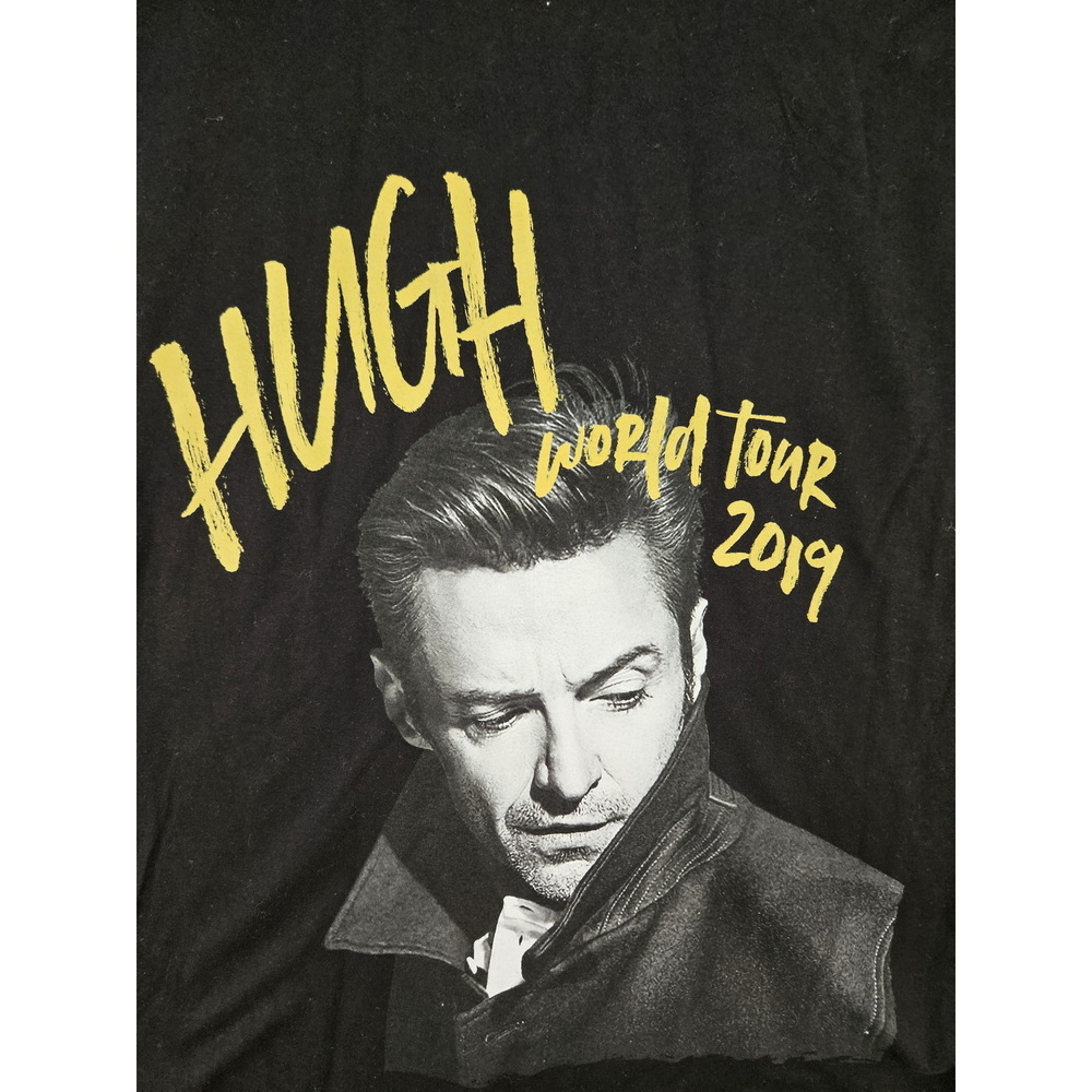 Hugh Jackman The Man The Music The Show World Tour 2019 T-shirt 100% Cotton - Picture 5 of 10